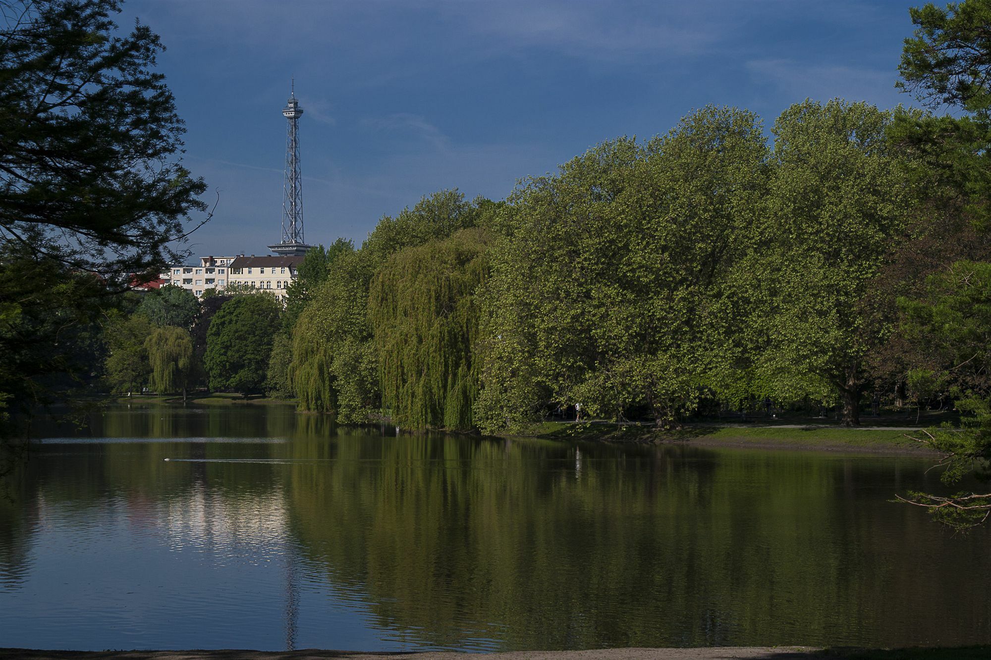 Pension Am Park Berlín Exterior foto